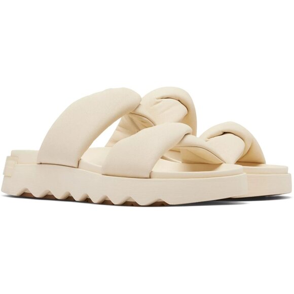 Sorel Shoes - SOREL Women's Twis tVIIBE Slides Sandels Honey White Size 6 Preppy Casual